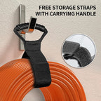 HUANCHAIN 250 ft Outdoor Extension Cord Waterproof 12/3 Gauge Heavy Duty with Lighted end, Flexible Cold-Resistant 3 Prong Electric Cord Outside, 15Amp 1875W 12AWG SJTW, Orange, ETL