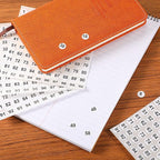 Outus 5000 Pcs 0.4 Inch 1 to 100 Number Stickers Small Number Dot Labels Consecutive Inventory Locker Storage Organizing Removable Stickers for Indoor Outdoor Office White