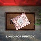 Quality Park Bubble Mailers, 8.25" x 11", Shipping Envelopes, Water Resistant Poly Padded Envelopes, Berry Print, 25 Pack (QUA85873)