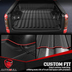 Truck Bed Mat Bed Liner Fit for Ram 1500/1500 RHO 2019-2026 & RAM 1500 Classic 2019-2024 Short Bed (5.7 FT / 67.4inches) Not for Rambox, All Weather Protection TPE Pickup Car Bed Mat