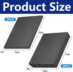 DECOHS 6 Pcs Pick Apart Foam Insert- 2 Sizes Pick and Pluck Foam- Pluck Pre Cube Sheet Foam with Bottom Use for Toolbox Game Box Cases Storage Drawer
