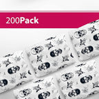 Package Mint Poly Mailers 6 x 9 200 Pack | Waterproof & Tear Resistant Mailing Envelopes for Small Business Supplies | Shipping Bags for Clothes | Cute Shipping Bags for Small Business -Skull Rose