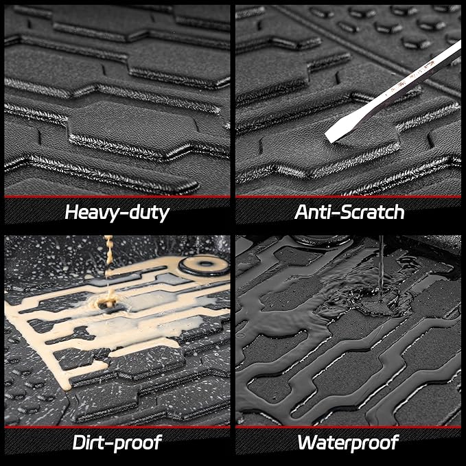 Cargo Liner Compatible with 2023 2024 Mercedes Benz GLC Cargo Mat，All Weather Protection Trunk Liner Rear Trunk mat，Black