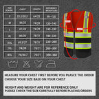 BeautyWill Custom Logo 10/20 Pack Safety Vest Class2 High Visibility Vest with Pockets Breathable Construction Vest Bulk