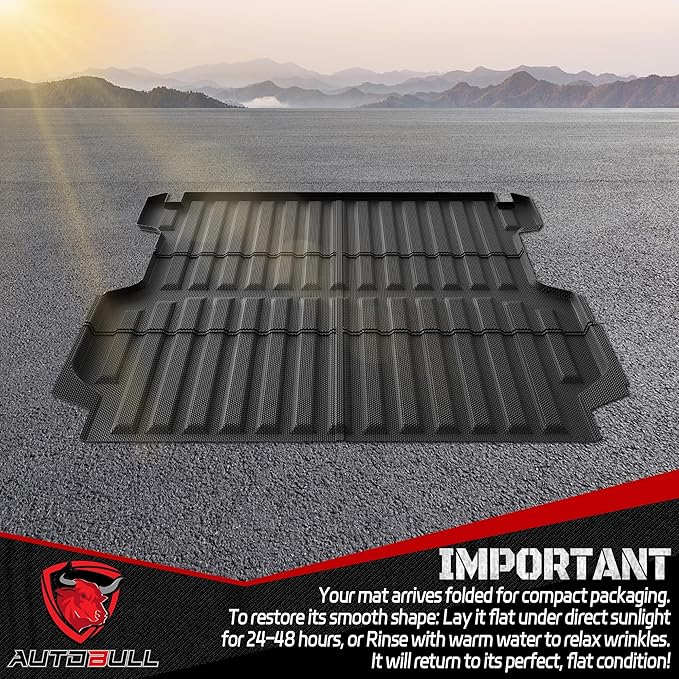 Truck Bed Mat Bed Liner Fit for Honda Ridgeline 2025 2024 2023 2022 2021 2020 2019 2018 2017 5.3FT (64.0 in),Vehicle Truck Bed Liner Custom Fit All Weather Protection TPE Pickup Car Bed Mat