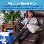 Polar Active Ice 3.0 Cold Therapy Ice Machine System with Programmable Timer, Foot Therapy Compression Pad, Lightweight 16 Quart Cooler, Quiet Pump, Strong Cryotherapy Pain Relief Treatment