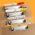 Achieva Recycled Wood Clipboard, Letter Size, Low Profile Clip with Pen Holder, 12 PK (68001)