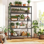 REIBII Storage Shelves, 5-Tire Wire Shelving Load 1000LBS Metal Shelves for Storage Adjustable Garage Shelving Unit Wire Shelf Rack Kitchen Storage Rack Pantry Shelves 31.5''W x 15.7'' D x 71''H