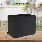Grill Cover for NXR 3 Burner Portable Gas Grill, Heavy-Duty 600D Outdoor Griddle Cover for Bestfire 3-Burner Tabletop Gas Grill, Tabletop BBQ Cover for NXR 3 Burner Outdoor Barbecue