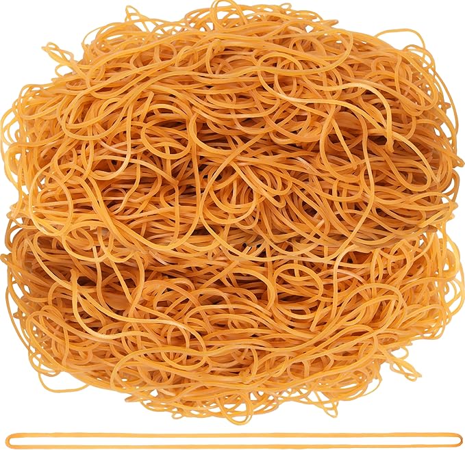 Rubber Bands 6.5inch 0.44bl 335pcs Rubber Bands for Office Supplies School Home (6.5" x 0.125")