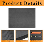 Sfcddtlg 8 Pieces Pick Apart Foam Insert- 2 Sizes Pick and Pluck Foam- Pluck Pre Cube Sheet Foam with Bottom Use for Board Game Box Cases Storage Drawer (16 Inch Long)
