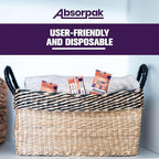 Absorpak Desiccant Packs for Storage - Silica Gel Packets Moisture Control - 500 pcs Small (2g each) - Silica Packets for Shoes, Clothes, Electronics, Moisture Absorbers for Food Pantries & Households