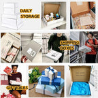 9x6x3 inch Small Shipping Boxes Set of 25, White Corrugated Cardboard Box Literature Mailer for Mailing Packing Moving and Storage