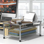 Simple Houseware Stackable Basket Drawer, Chrome