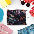 10x13 Poly Mailers – Dark Floral – Waterproof, Tear-Resistant Shipping Bags with Adhesive Seal – 100 Pack – Package Mint