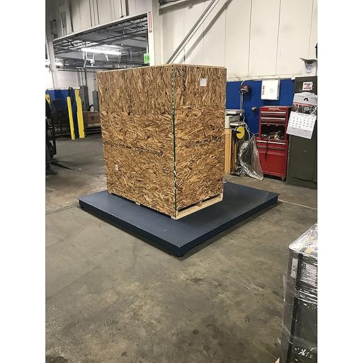 Liberty Scales Industrial Floor Scale with Indicator, Accurate Digital 48" x 48" (4’x4’) Pallet Scales for Warehouse or Shipping Weighing NTEP Certified (Legal for Trade) (5000 lbs x 1 lb)