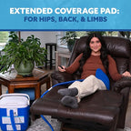 Polar Active Ice Hip-Extended Coverage Cold Therapy Ice Machine System with 12.5"x22.5" Therapy Compression pad, Programmable Timer, 16 Qt. Cooler, Quiet Pump, Strong Cryotherapy Pain Relief Treatment