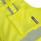 Oberon FR ARC Rated Hi Vis Safety Vest - Flame Resistant with Reflective Tape - Class 2 – 10 Cal - Hi Vis Yellow