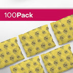 10x13 Poly Mailers – Honey Bee – Waterproof, Tear-Resistant Shipping Bags with Adhesive Seal – 100 Pack – Package Mint