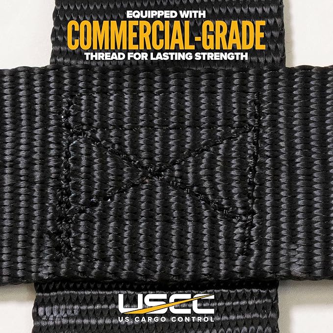 US Cargo Control Cargo Nets for Pickup Truck Bed 6.8 FT x 4.2 FT (2-Pack), Adjustable Truck Cargo Nets with S-Hooks & Cam Buckles, Fits Long Pickup Beds - Can Also Use in Trailers, Garages, Sheds