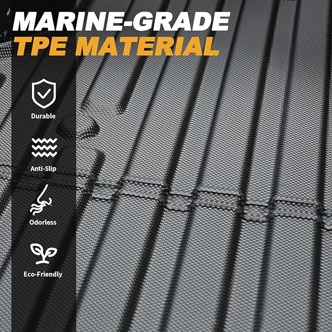 Truck Bed Mat for Toyota Tacoma 2005-2023, All Weather Truck Bed Liner for Toyota Tacoma Accessories, 5FT TPE Cargo Liner Truck Mat