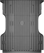 TripleAliners Truck Bed Mat Compatible with 1999-2016 Ford Super Duty F250/F350/F450 Accessories 6.8FT Vehicle Perfectly Flush All Weather Protection TPE Heavy Duty Pickup Bed Liner Cargo Mat