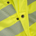 Oberon FR ARC Rated Hi Vis Safety Vest - Flame Resistant with Reflective Tape - Class 2 – 10 Cal - Hi Vis Yellow