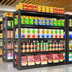 59" W Storage Shelves 2500LBS Garage Shelving Heavy Duty 5 Tier Adjustable Shelving Unit Metal Storage Rack for Basement, Pantry, Kitchen, Warehouse 19.7" D x 59" W x 72" H