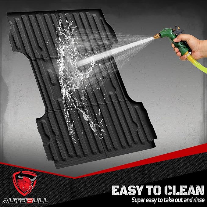 Truck Bed Mat Bed Liner Fit for Ford F250 F350 F450 2017-2026 Super Duty (6.8FT,81.9" Bed),Vehicle Truck Bed Liner Custom Fit All Weather Protection TPE Pickup Car Bed Mat