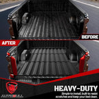 Truck Bed Mat Bed Liner Fit for 2020-2025 Chevrolet Silverado/GMC Sierra 2500HD 3500HD (Only Fit 6.8FT, 82.25" Bed), Not for 5th Wheel Package All Weather Protection TPE Pickup Car Bed Mat