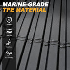 Truck Bed Mat 5FT for Jeep Gladiator JT 2026 2025 2024 2023 2022 2021 2020, All Weather TPE Heavy Duty Truck Mat Rear Bed Liner Cargo Mat for 2025 Jeep Gladiator Accessories