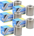 750 Grams 5 Pack Gun Safe Dehumidifier, Reusable Canister Desiccant Dehumidifier, Rechargeable 1.65 Lbs Indicating Silica Gel Orange To Green