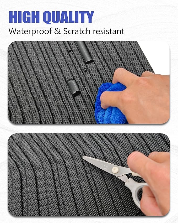 Cargo Liners Backrest Mat for Cadillac XT4 Accessories 2019-2025 with Hook&Loop Rear Trunk Mat Rear Seat Back Cover Protector All Weather Anti-Slip Split Dog Liner 3 PCS