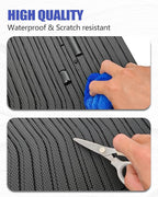 Cargo Liners Backrest Mat for Cadillac XT4 Accessories 2019-2025 with Hook&Loop Rear Trunk Mat Rear Seat Back Cover Protector All Weather Anti-Slip Split Dog Liner 3 PCS