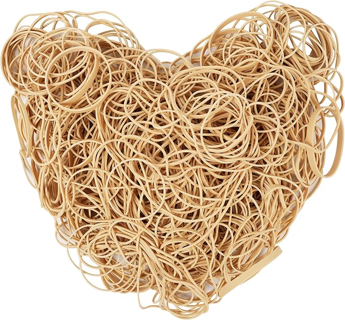 Rubber Bands, 0.5bl Assorted Size Rubber Bands Elastics Band for Office Supplies rubber band size 19 size 32 size 64 size 117A size 4.8in