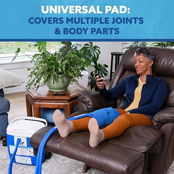 Polar Active Ice 3.0 Cold Therapy Ice Machine System with Programmable Timer, Universal Compression Pad, Lightweight 16 Quart Cooler, Quiet Pump, Strong Cyrotherapy Pain Relief Treatment