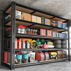 3500LBS Garage Shelving 60" W Metal Shelving 72" H Storage Shelves Heavy Duty 5 Tier Adjustable Shelving Unit for Storage Rack Pantry Shelf Commercial,60" W x 18" D x 72" H,2PC