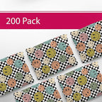 6x9 Poly Mailers – Smiles Checkerboard – Waterproof, Tear-Resistant Shipping Bags with Adhesive Seal – 200 Pack – Package Mint