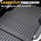 Truck Bed Mat for Toyota Tacoma 2005-2023, All Weather Truck Bed Liner for Toyota Tacoma Accessories, 5FT TPE Cargo Liner Truck Mat