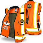 KwikSafety - Charlotte, NC - GODFATHER Safety Vest [CUSHIONED COLLAR + TABLET POCKET] ANSI OSHA