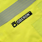 Oberon FR ARC Rated Hi Vis Safety Vest - Flame Resistant with Reflective Tape - Class 2 – 10 Cal - Hi Vis Yellow