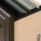 Sauder Palladia 2 Drawer File Cabinet, Lateral Filing Cabinets for Home Office, Hanging File Folders Organizer, Interlocking Drawers, in Wind Oak Finish