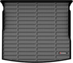 Cargo Liner Compatible with Volkswagen VW Tiguan 5 Passenger 2018-2024 Cargo Mat, All Weather Protection Trunk Liner Rear Trunk mat ，Black