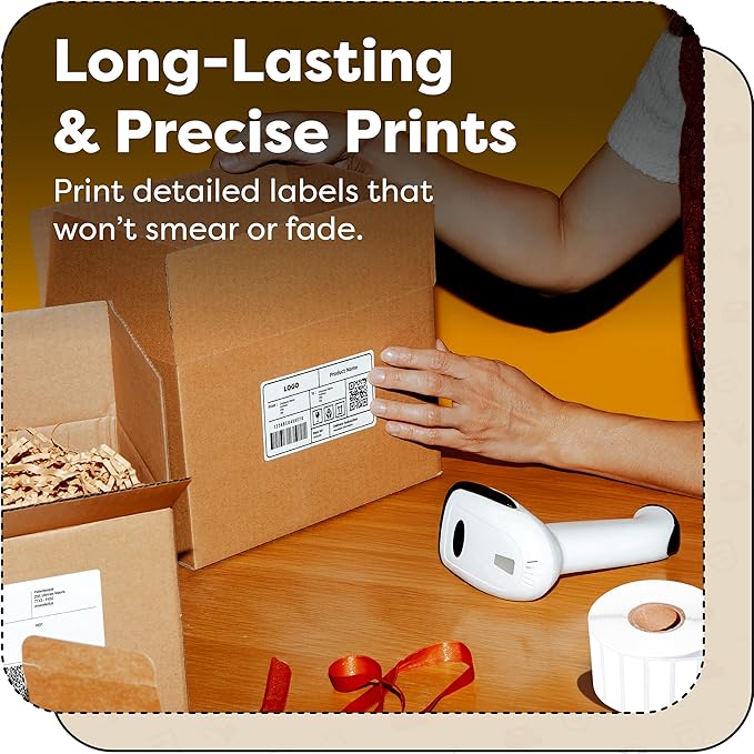 Aegis Adhesives - 1” X 1” Square Direct Thermal Multipurpose Labels for QR Codes, Perforated & Compatible with Zebra Desktop Printers - NOT Rollo Compatible (12 Rolls, 1375/Roll)
