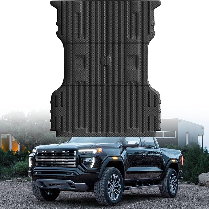 Truck Bed Mat Bed Liner Fit for 1999-2016 Ford Super Duty F250/F350/F450 Accessories 6.8FT, Vehicle Truck Bed Liner Custom Fit All Weather Protection TPE Pickup Car Bed Mat
