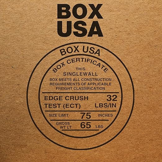 Box USA Shipping Boxes 20"L x 8"W x 6"H 25-Pack Long Corrugated Boxes for Moving, Shipping, Mailing, Packing, Packaging and Storage