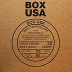 BOX USA Shipping Boxes 4"L x 4"W x 24"H, 25-Pack Tall Corrugated Boxes for Shipping, Packaging, Moving, Storage Box for Home or Business, Strong Wholesale Bulk Boxes