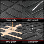 Cargo Liner Compatible with Volkswagen VW Tiguan 5 Passenger 2018-2024 Cargo Mat, All Weather Protection Trunk Liner Rear Trunk mat ，Black