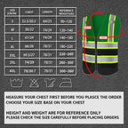 BeautyWill Custom Logo 10/20 Pack Safety Vest Class2 High Visibility Vest with Pockets Breathable Construction Vest Bulk