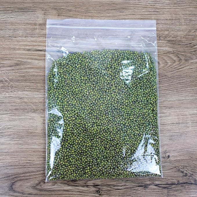 10" X 12" (500 Bags) 2 Mil Clear Reclosable Zip Plastic Poly Bags with Resealable Lock Seal Zipper